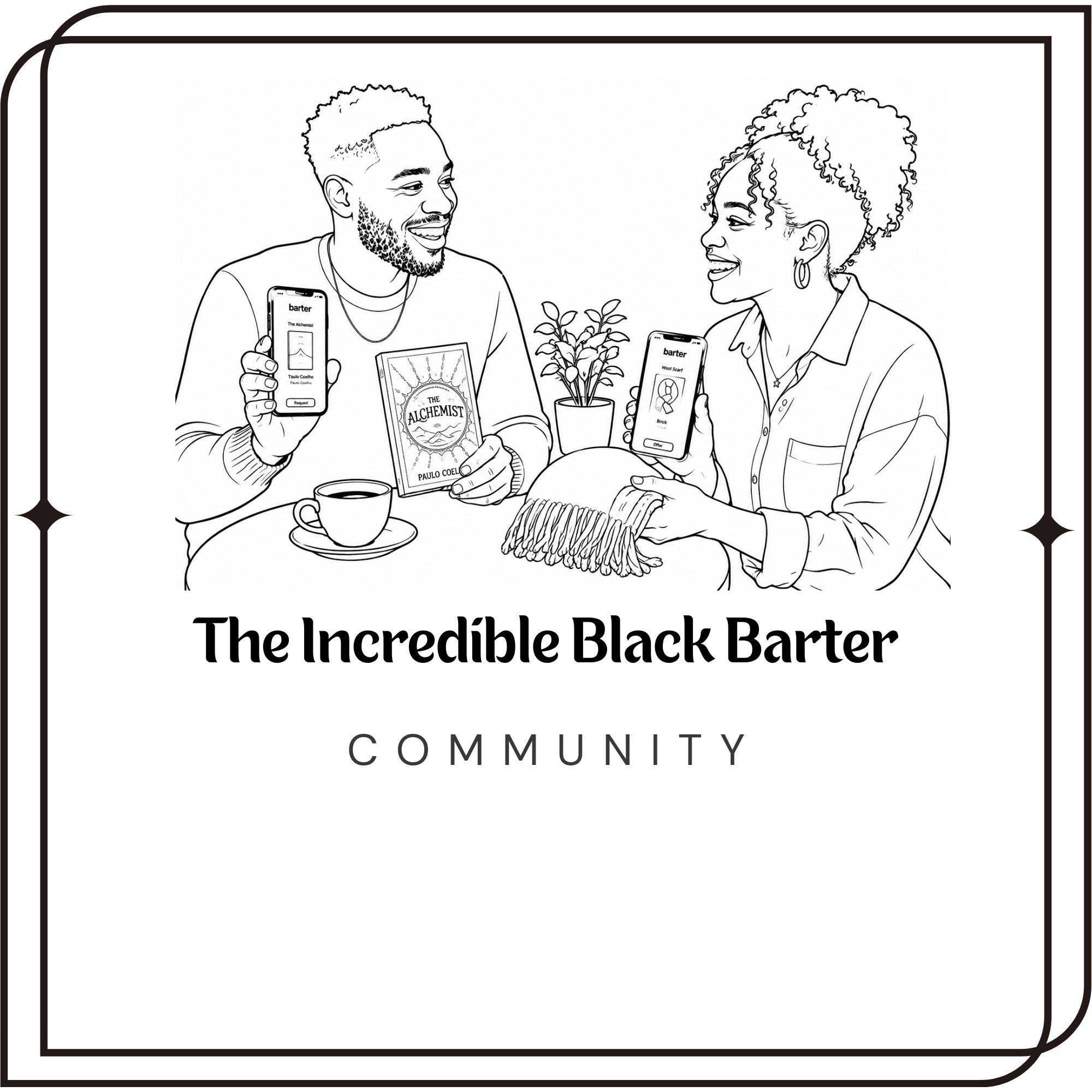 The Incredible Black Barter logo